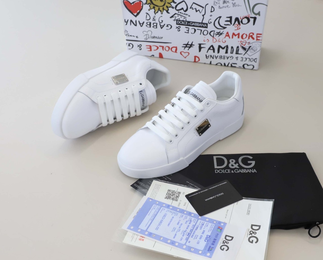 D & G ] 수입 포르토피노 스니커즈