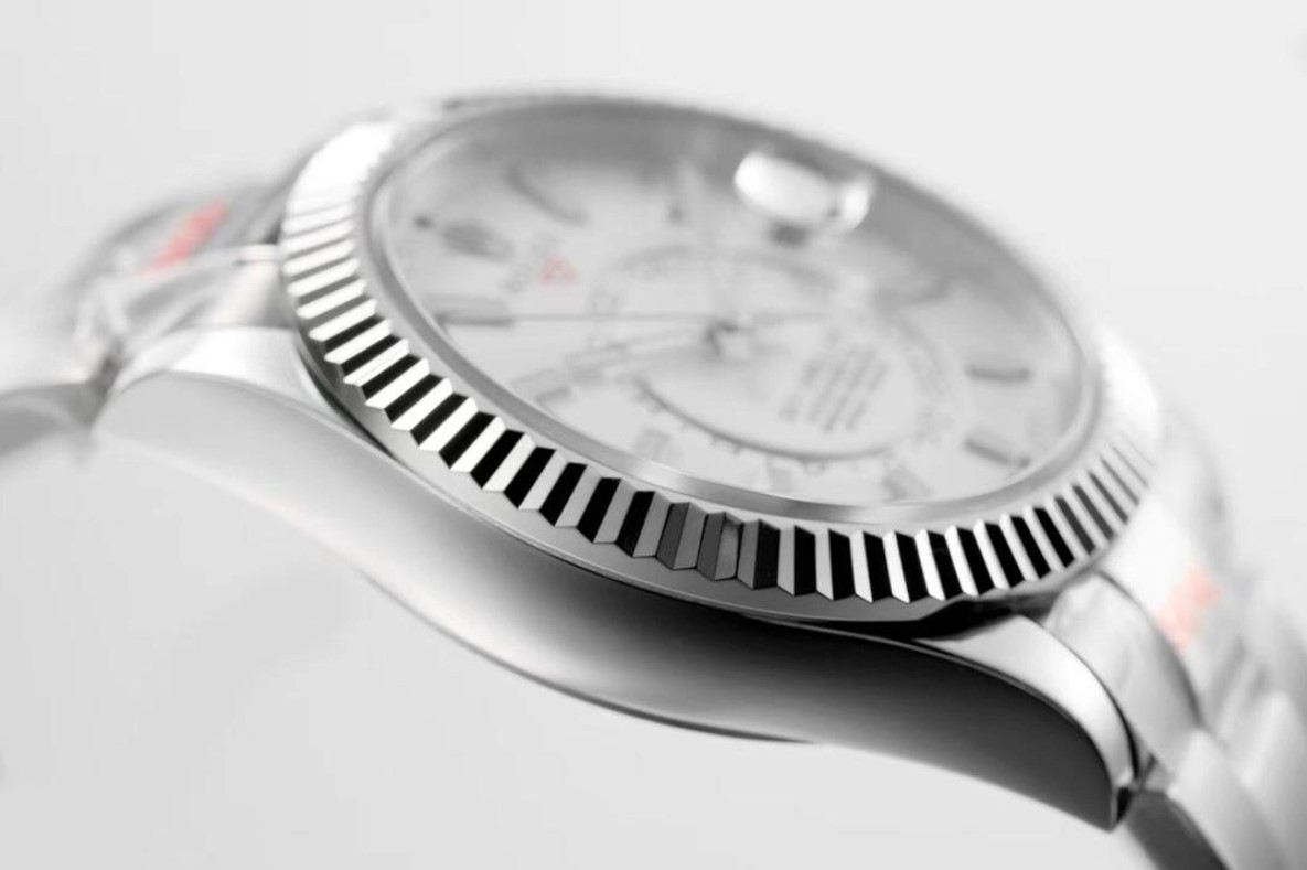 R*LEX ] 수입고급 오이스터 스카이드웰러 화이트다이얼 42mm