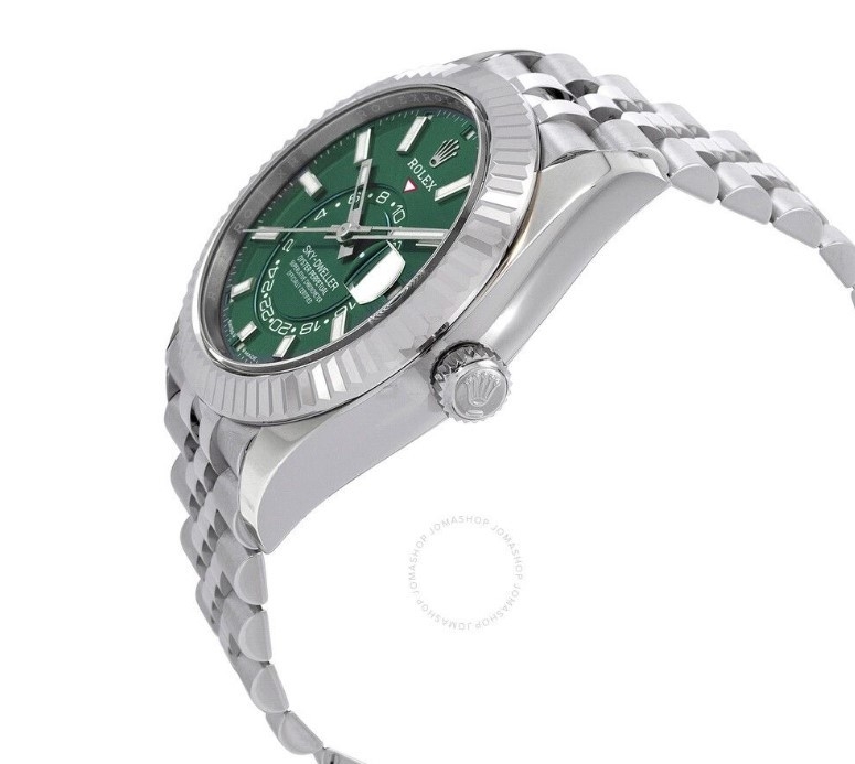 R*LEX ] 수입고급 오이스터 스카이드웰러 크로노미터 그린 42mm