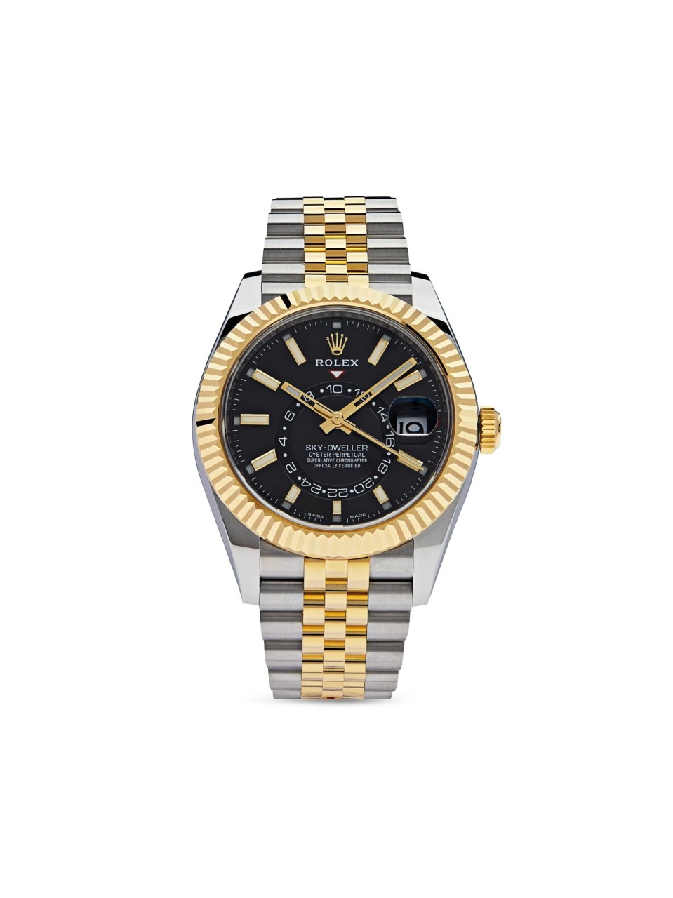 R*LEX ] 수입고급 오이스터 스카이드웰러 블랙골드 42mm