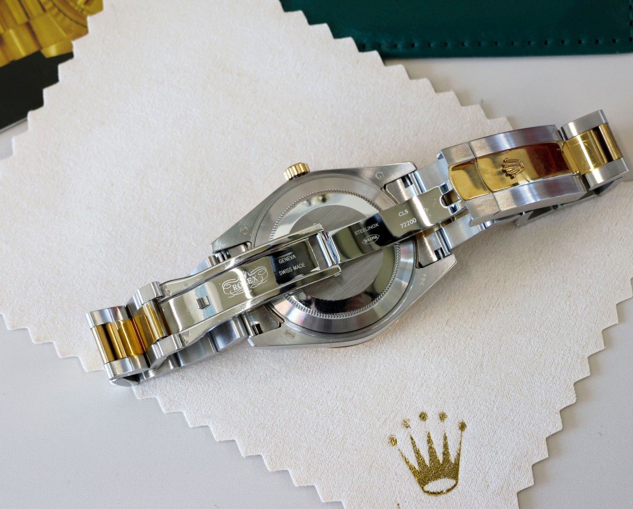 R*LEX ] 수입고급 오이스터 스카이드웰러 블랙골드 42mm