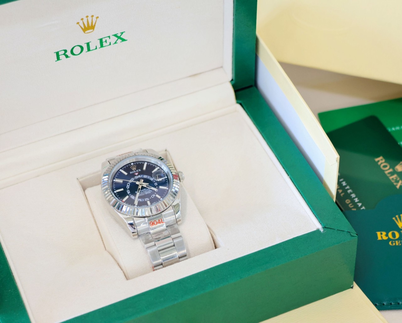R*LEX ] 수입 오이스터 스카이드웰러 블루다이얼 42mm